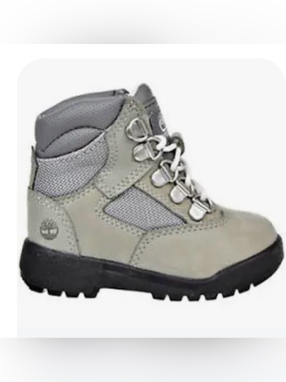 Timberland Kids Gray Lace-Up Field Boot